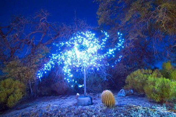 Arts festival sets night aglow